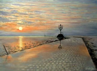 Drumul care dispare sub ape de două ori pe zi