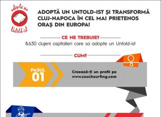 Demonstrează că suntem cel mai prietenos oraș din Europa și adoptă un “Untold-ist”