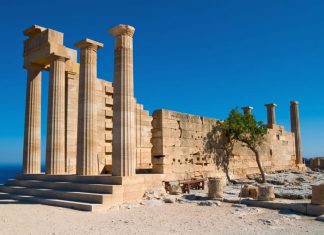 Vestigiile Greciei antice concurează cu nisipul mării la atracțiile turistice din Rodos