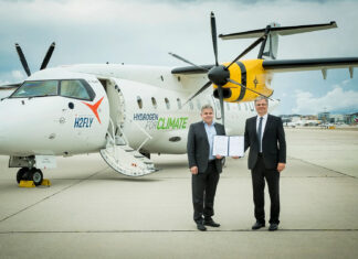 Un avion electric pe bază de hidrogen lichid a făcut primul zbor în Slovenia