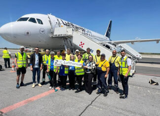 Zborul Timișoara – München, 20 de ani fără întrerupere: Lufthansa scrie istorie pe aeroportul din vestul țării