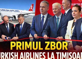 Timișoara, conectată la rețeaua globală Turkish Airlines prin Istanbul