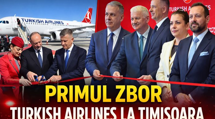 Timișoara, conectată la rețeaua globală Turkish Airlines prin Istanbul